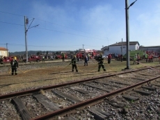 Foto 6 - Bomberos mirobrigenses participan en un simulacro de accidente en Portugal