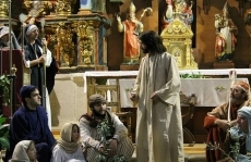 Foto 3 - Cateja Teatro ensaya la representación de La Pasión en la iglesia de Mogarraz