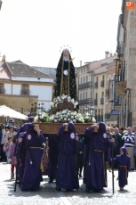 Foto 6 - Gran respeto en el encuentro de Jesús Nazareno y La Dolorosa