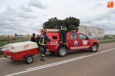 Foto 3 - Herido el conductor de un vehículo tras salirse de la calzada a la altura del término de...