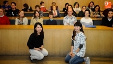 Foto 3 - Estudiantes japoneses acercan en Salamanca sus tradiciones turísticas y gastronómicas