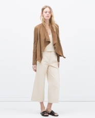 Pantalón tipo culotte de Zara (39,95 euros)