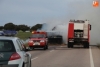 Foto 2 - Espectacular incendio de un tráiler en la CL-517 a la altura de Villaseco de los Gamitos