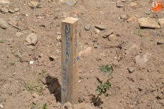 Foto 4 - Los niños elaboran un mural en el marco del Proyecto ‘Ruta de los Molinos’