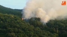 Foto 6 - Los bomberos controlan en tiempo récord un incendio que amenzaba el Castañar de Béjar