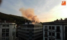 Foto 3 - Los bomberos controlan en tiempo récord un incendio que amenzaba el Castañar de Béjar