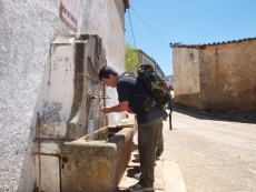Foto 6 - Los peregrinos hacen camino en la Ruta Jacobea 'De Santiago a San Juan'