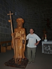 Foto 3 - Los peregrinos hacen camino en la Ruta Jacobea 'De Santiago a San Juan'