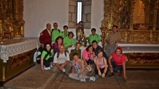 Los peregrinos hacen camino en la Ruta Jacobea 'De Santiago a San Juan'