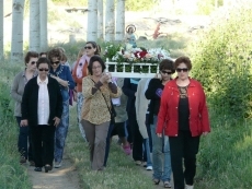 Foto 5 - Los fieles arropan a la Virgen en el rosario de la aurora