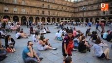 Foto 4 - Los aficionados salmantinos del Barcelona celebran en las calles la Champions