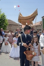 Foto 4 - Lluvia de pétalos en un Corpus en el que los niños brillaron más que el sol