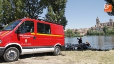 Foto 5 - Quinto día consecutivo de búsqueda del joven desaparecido en el río Tormes