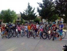 Ruta en bicicleta de los alumnos del Colegio Miróbriga
