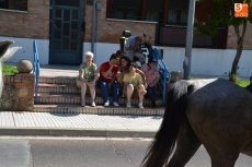 Foto 3 - La Hermandad de la Peña arranca su 25ª Romería con un histórico paso por el recinto amurallado