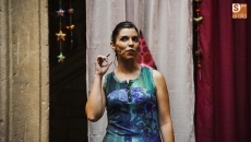 María Fraile cuenta cuentos en la Casa de las Conchas