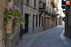 La calle Madrid se llena de flores de principio a fin