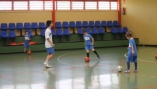 Comienza el campus del CD Salamanca FS con buen ambiente y mucho f&uacute;tbol sala