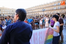 El colectivo LGTB toma la Plaza Mayor y reivindica sus derechos con una Ley de Igualdad