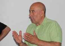 Aurelio Pérez (COAG) defendió a los agricultores y ganaderos y mostró su 'no' a la mina.