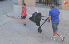 Foto 6 - Los niños tienen su protagonismo en las fiestas de San Andrés con los carretones