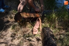 Foto 4 - Los Bomberos realizan una inspección del fondo del río en la zona de la cuerda de La Pesquera