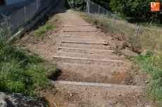 Foto 4 - Renovados y ampliados los escalones de la cuesta de las higueras
