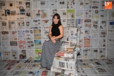 Foto 5 - La artista Araya Rodríguez invita a reflexionar sobre la sociedad mediatizada 