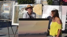 Foto 3 - El arte invade Alaraz gracias al certamen de Pintura Rápida Marina Gómez