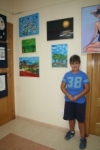 Foto 2 - Éxito de la exposición de pintura con obras de 17 artistas vinculados al pueblo