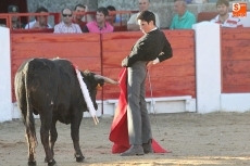 Foto 5 - Los hermanos Castaño y David Salvador, sin suerte con la espada en Vitigudino