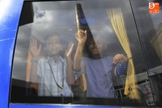 Foto 4 - Los niños de ‘Vacaciones en Paz’ se despiden de la ciudad entre lágrimas