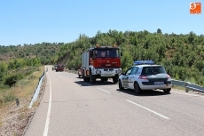 Foto 4 - Tres heridos y uno de los conductores desaparecido en un accidente de dos vehículos en Masueco