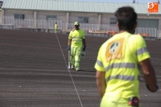 Foto 6 - La Diputación cambia la cubierta de la nave principal de ganado y amplía el aparcamiento de los...