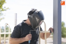 Foto 5 - La Diputación cambia la cubierta de la nave principal de ganado y amplía el aparcamiento de los...