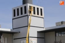 Foto 3 - La Diputación cambia la cubierta de la nave principal de ganado y amplía el aparcamiento de los...