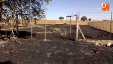 Sofocado un pequeño incendio en una parcela en Canillas de Abajo