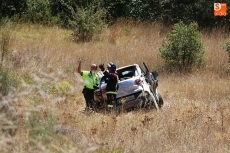 Tres heridos y uno de los conductores desaparecido en un accidente de dos vehículos en Masueco