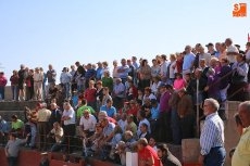 Foto 6 - Emocionante segundo encierro de las fiestas con novillos de Valrubio