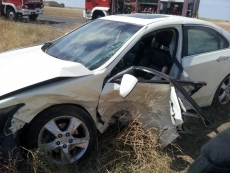Foto 4 - Cuatro heridos, uno de ellos grave, en una aparatosa colisión en Riolobos