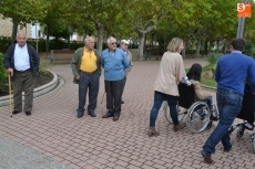 Foto 6 - La Corporación experimenta cómo se transita por la ciudad en silla de ruedas