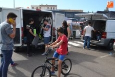 Foto 6 - Mañana de preparativos para la exhibición motera