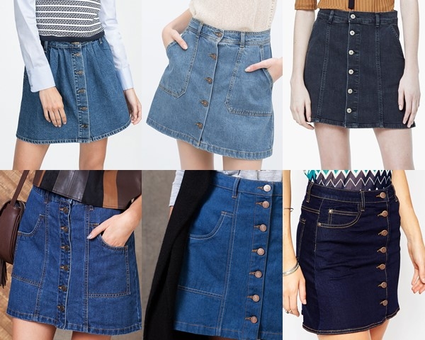 Faldas de Zara, Mango, Stradivarius y Asos