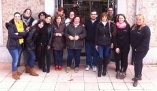 Foto 3 - Los alumnos del curso de atenci&oacute;n sociosanitaria de Adecocir realizan una visita formativa