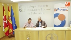 Foto 3 - Salamanca Acoge firma un convenio de colaboración con el Colegio de Graduados