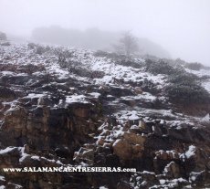 Febrero se despide de la Sierra con un nuevo temporal de lluvia y nieve