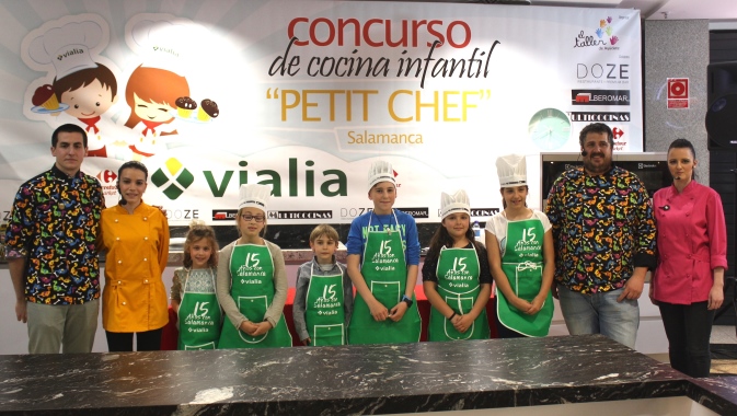 Ganadores del III Concurso Petit Chef Salamanca en Vialia