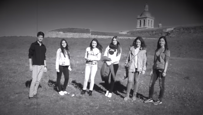 Captura del vídeo elaborado por los alumnos del Fray