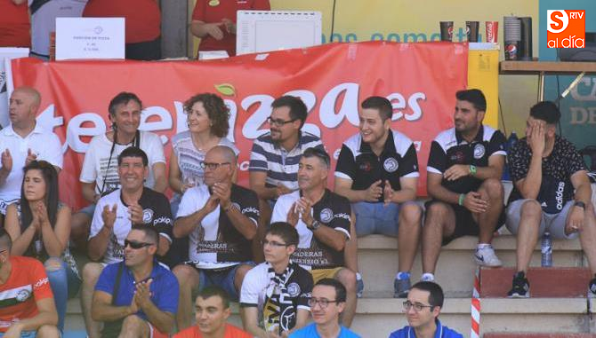 Seguidores de Unionistas en el partido de presentación del pasado sábado