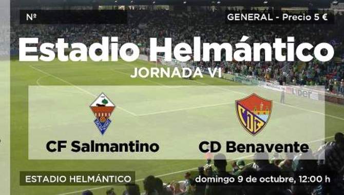 El Salmantino pone a la venta ‘on-line’ las entradas para el partido del domingo  